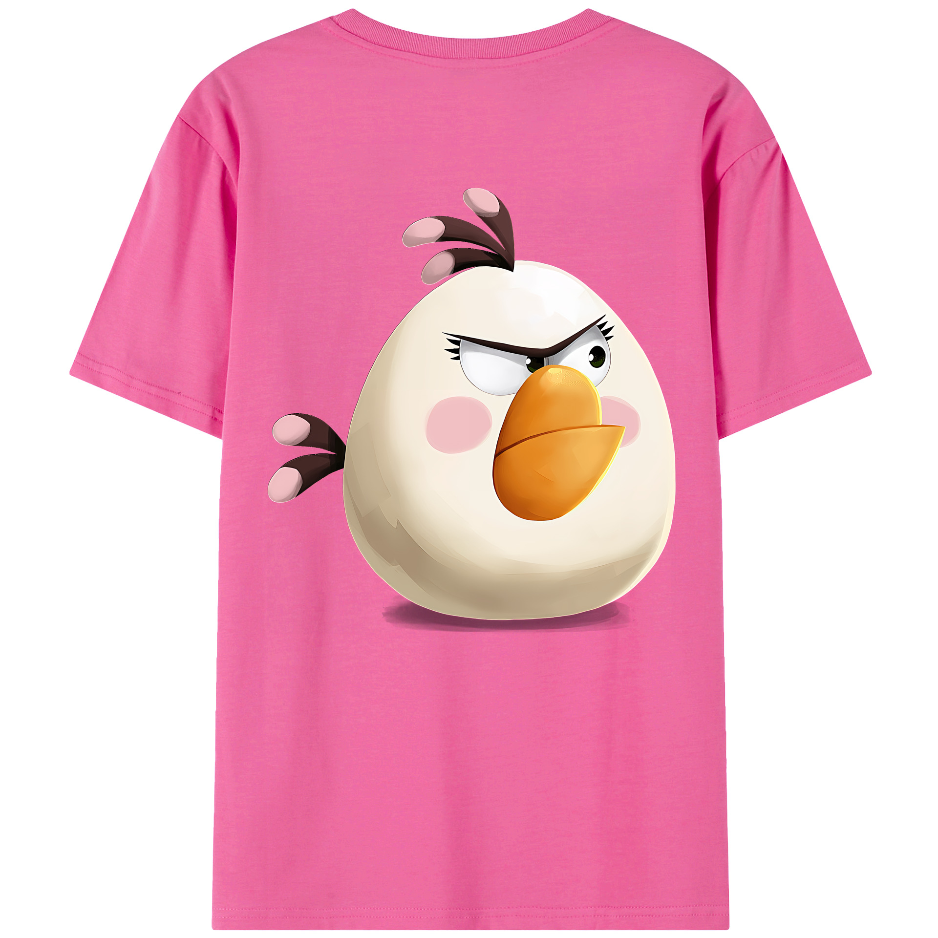（画像用） Angry Birds アングリーバード レディース半袖Tシャツ(バックプリント)